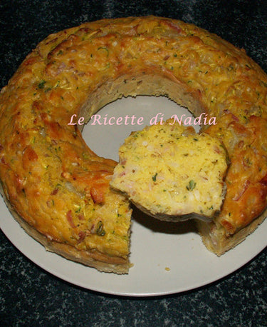 foto ricetta Ciambella di Riso con Zucchine e Prosciutto 