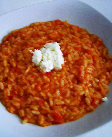 foto ricetta Risotto con peperoni rossi 