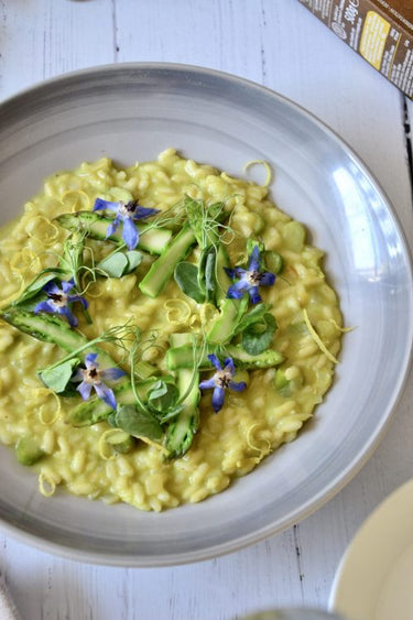 ASPARAGUS AND PROSECCO RISOTTO 