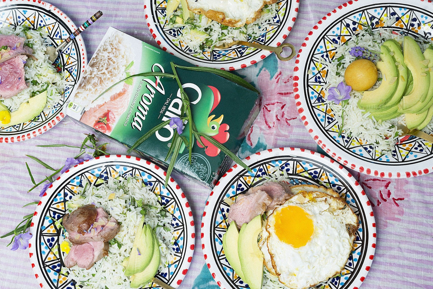 Riso Basmati con erbe aromatiche e lavanda 