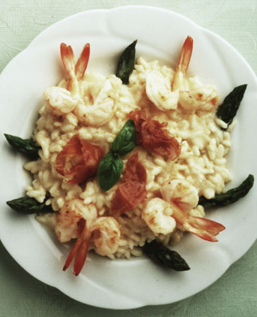 foto ricetta Riso asparagi e gamberetti 
