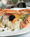 foto ricetta Risotto con scampi, fiori di zucca e caviale del Caspio 