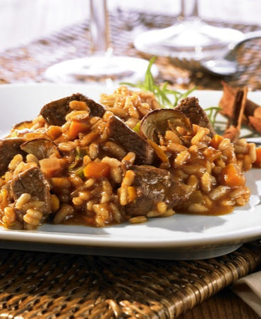 WINTERLICHES WILDSCHWEIN-RISOTTO 