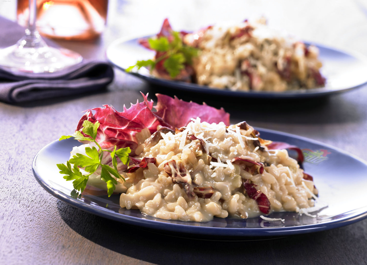 RISOTTO QUATTRO FORMAGGI MIT RADICCHIO 