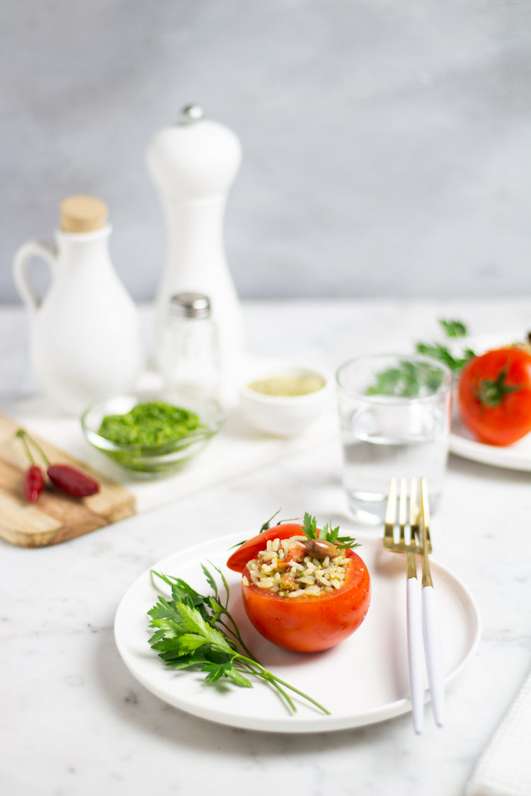 foto ricetta POMODORI RIPIENI DI RISO E QUINOA 