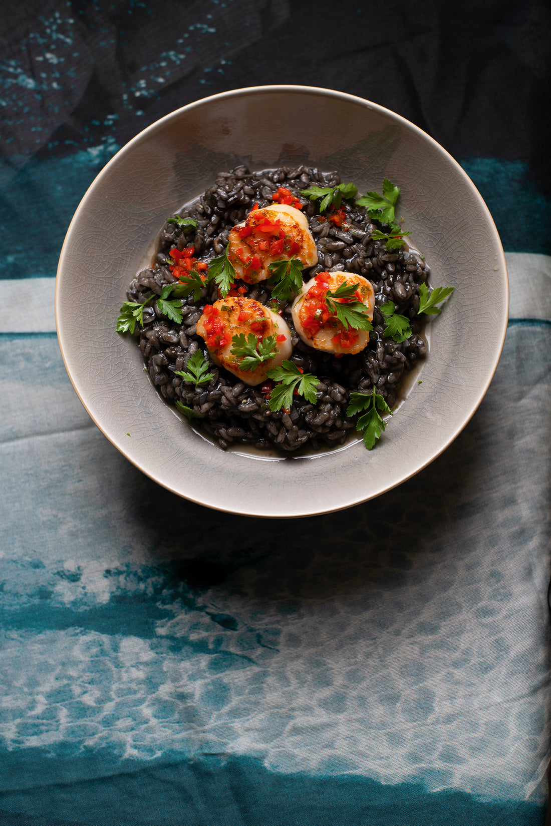 SQUID INK RISOTTO 