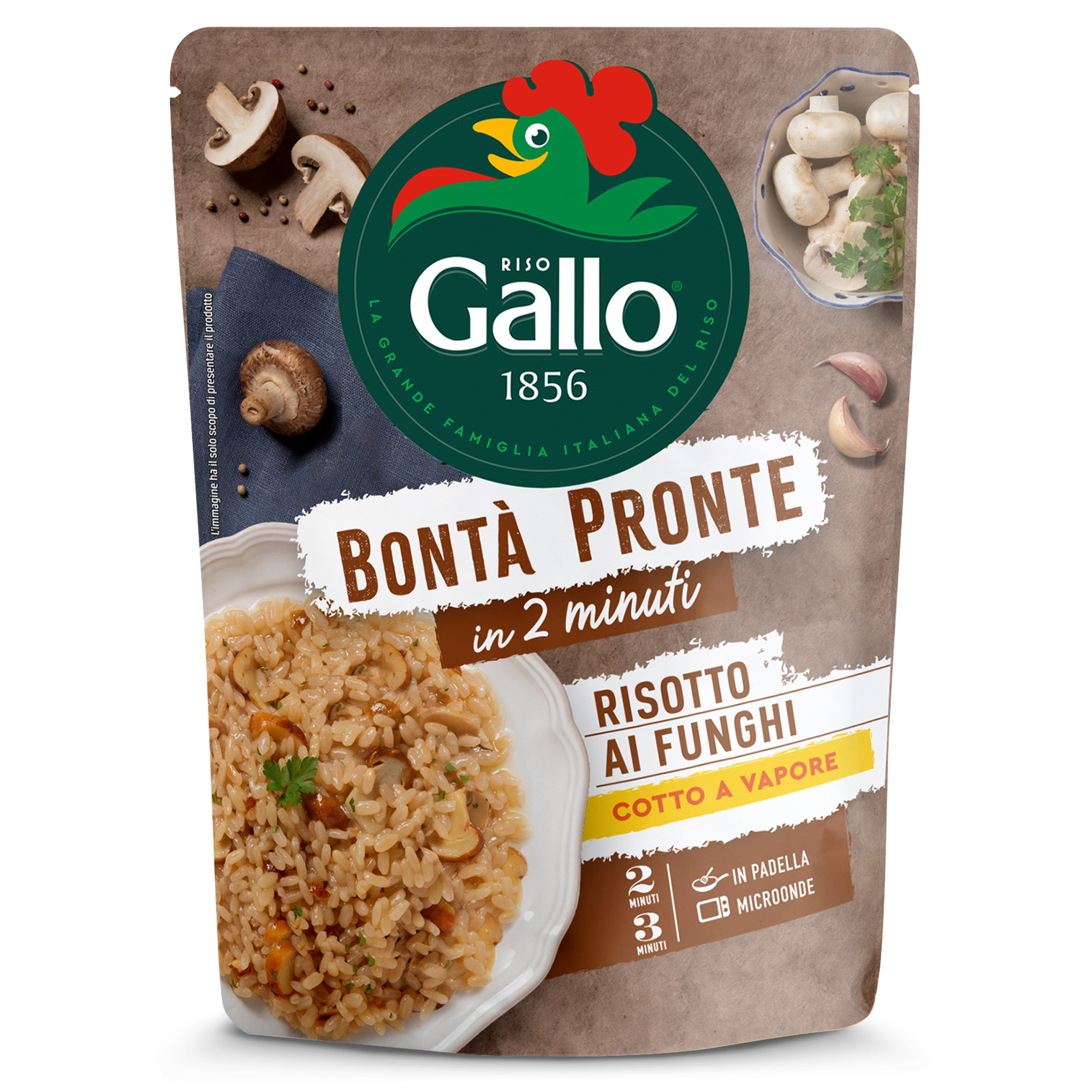 risotto funghi bontà pronte riso gallo 